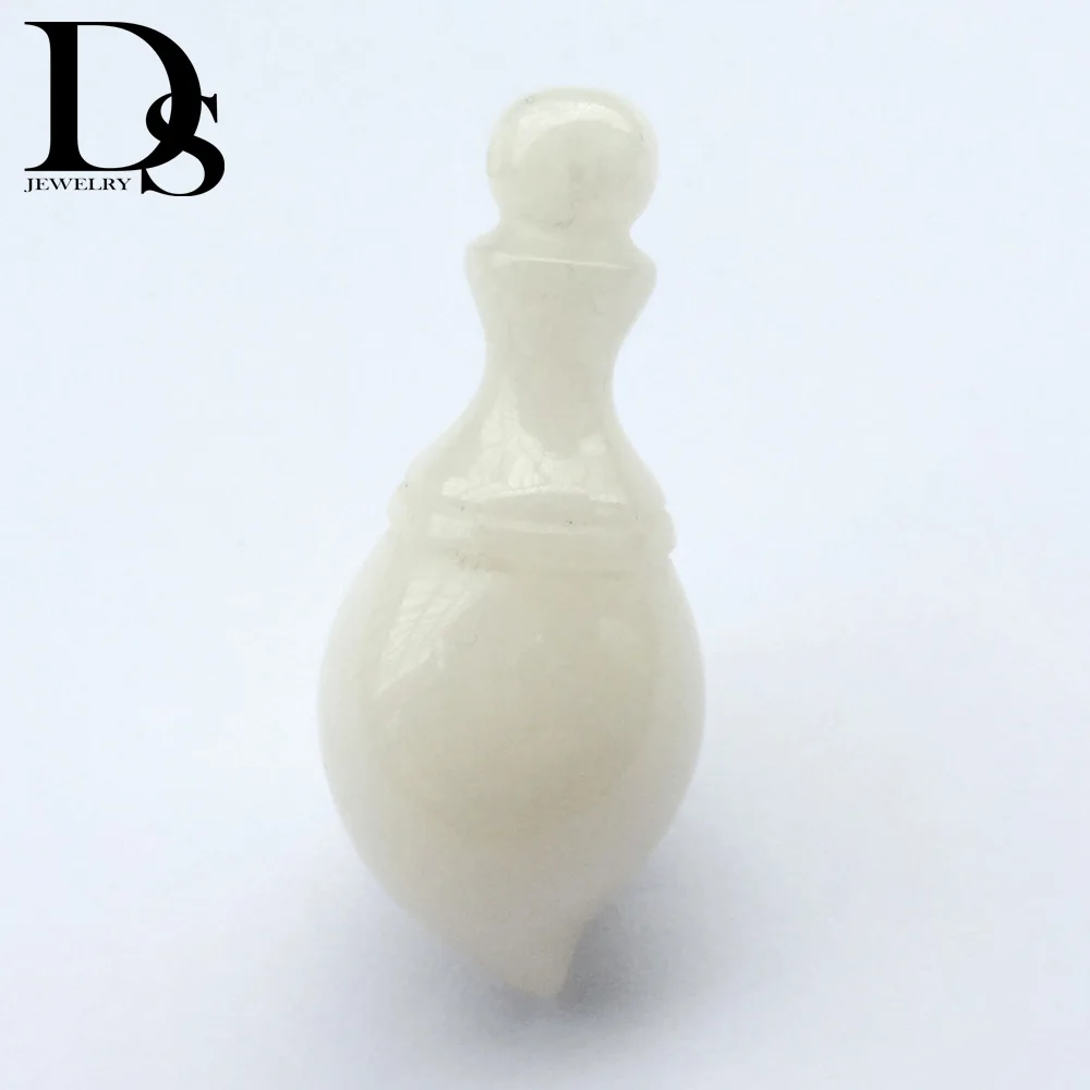 

DS Natural Quartz Crystal Writing Brush Pendant Hand Carved Quartz Agate Mascot Necklace Healing Crystal Charms Crafts Gift