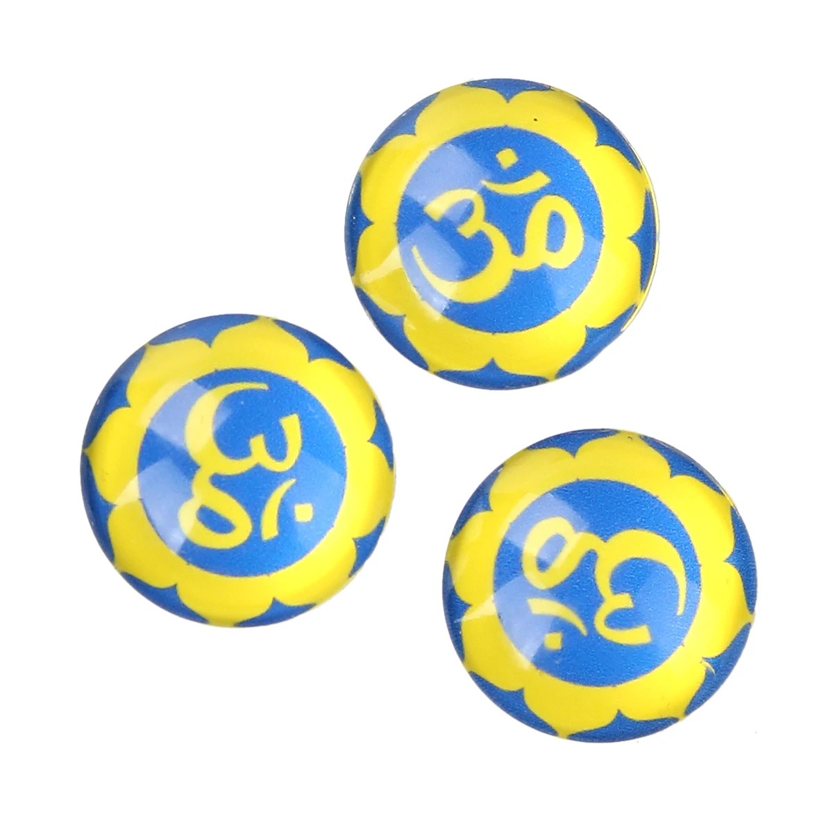 DoreenBeads стеклянные лечебные купольные уплотнения для йоги кабошон круглый с