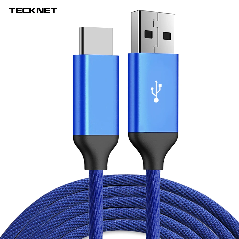 TeckNet USB Type C кабель для Samsung S10 S9 S8 A50 Xiaomi Redmi Note 7 Быстрая зарядка зарядное устройство