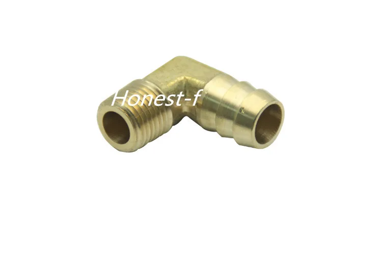 

90 Deg Elbow Brass Barb Fitting 1/4" Male BSP x 1/2"(12mm) ID Hose Fuel Boat