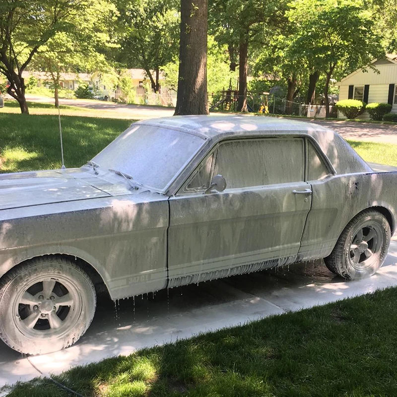 

Sooprinse Car Wash Snow Foam Lance Adaptors Soap Foamer Gun Washer With Adjustable foam Nozzle Sprayer for Bosch B&D 2020 NEW