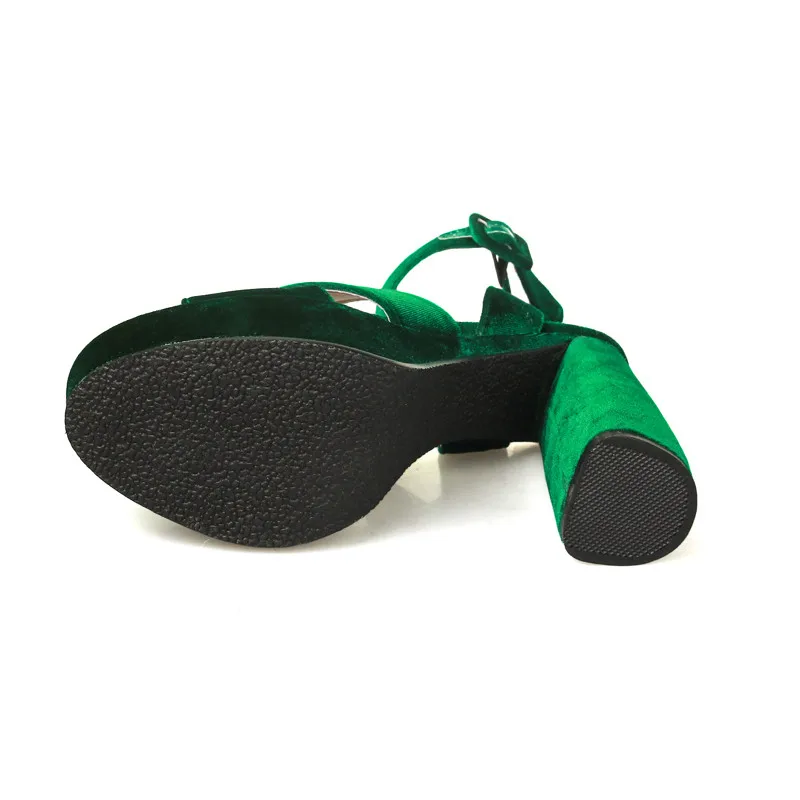 Женские босоножки на платформе летние бархатные сандалии платформе|sandals platform|women