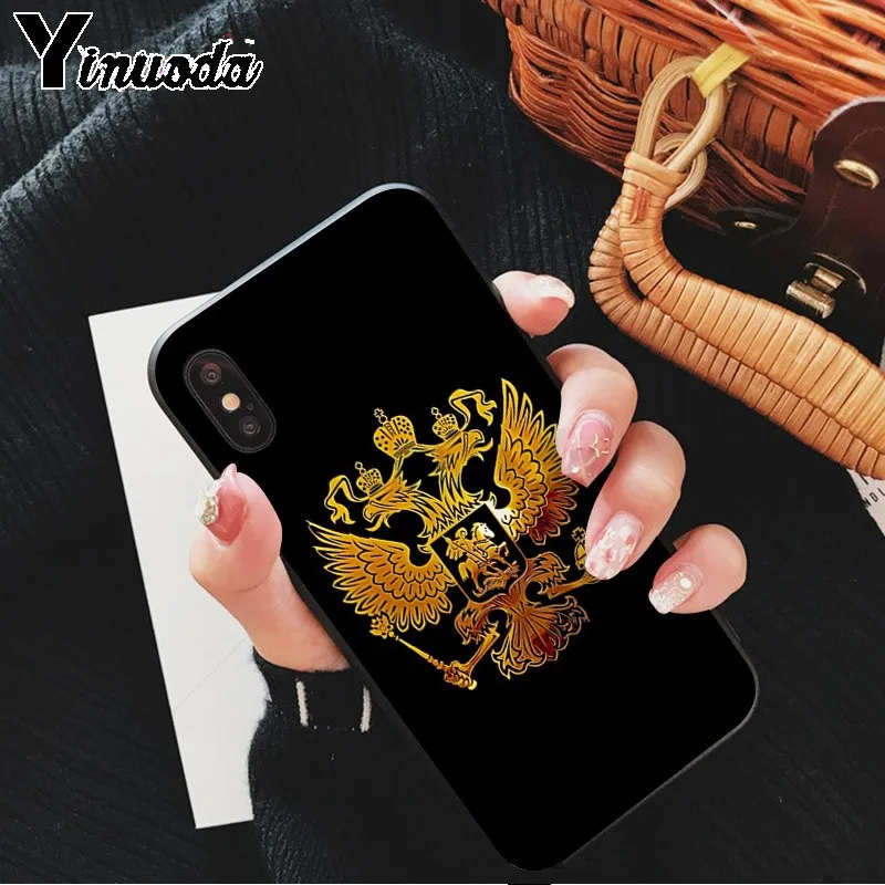 Yinuoda Armenia российский флаг эмблема герб чехол для телефона Fundas iPhone 6S 6plus 7 7plus 8 8Plus X Xs