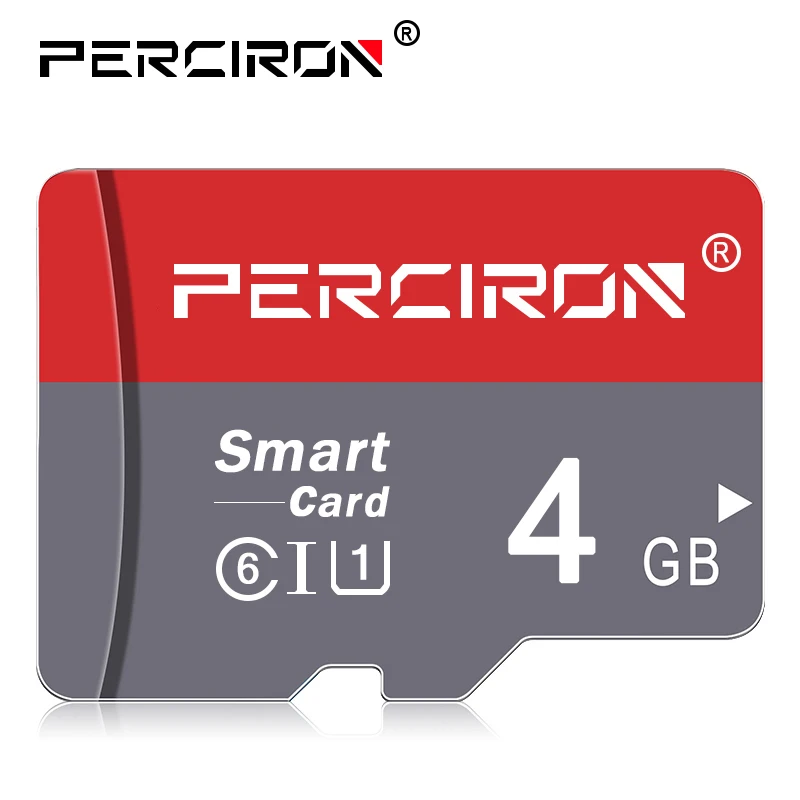 4GB PERCIRON высокоскоростная карта памяти класса 10 64 Гб Micro SD карта 32 Гб MICROSD 8 Гб 16 Гб mini tf карта для камеры с адаптером - Емкость: 4GB