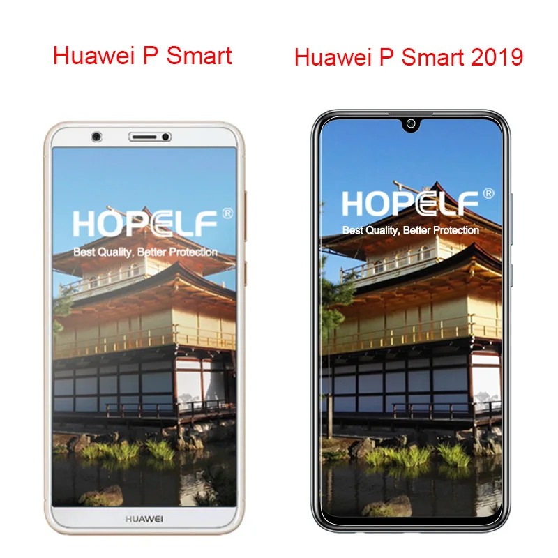 2 шт закаленное стекло для huawei P Smart glass on для P Smart Защитное стекло для телефона для huawei P Smart Z защита экрана