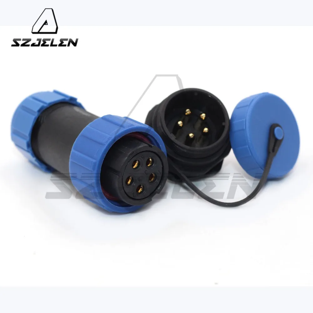 SP2110/SY2112 5 pin Connector Plugs &amp Sockets ip68 Electrical Auto Power Male and Female Wire Waterproof Connectors | Обустройство