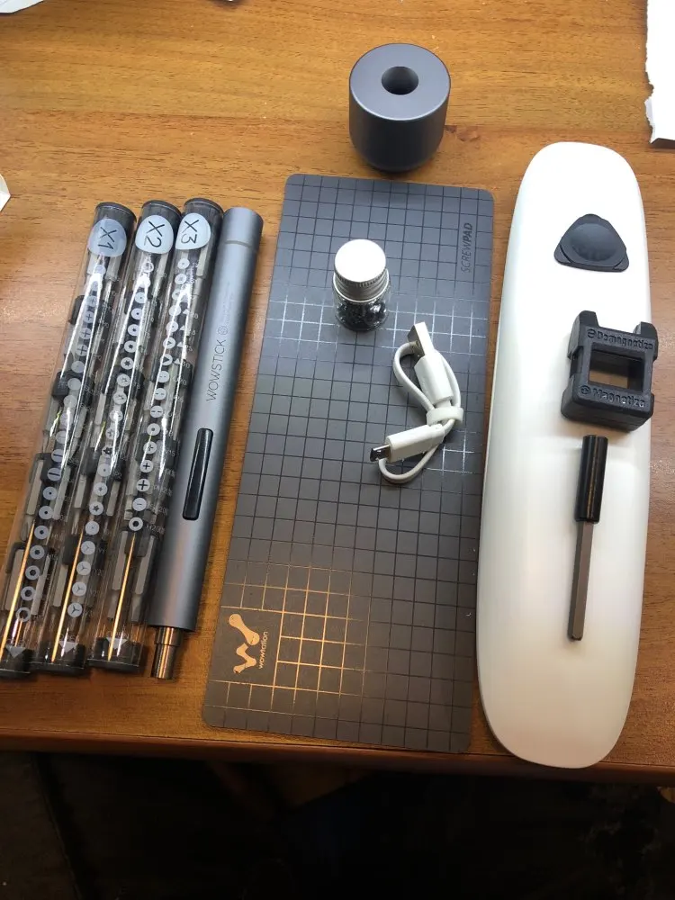 XIAOMI Mijia Wowstick 1F+ 64 в 1 электрическая отвертка Беспроводная литий-ионная Зарядка светодиодный Набор отверток Новинка