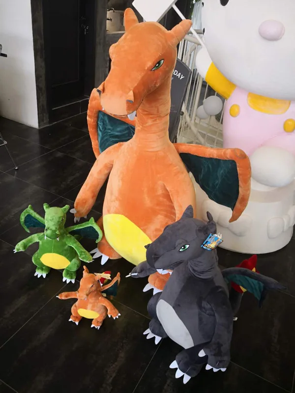 Прямая продажа гигантская плюшевая кукла Динозавр из мультфильма Charizard dinosaur