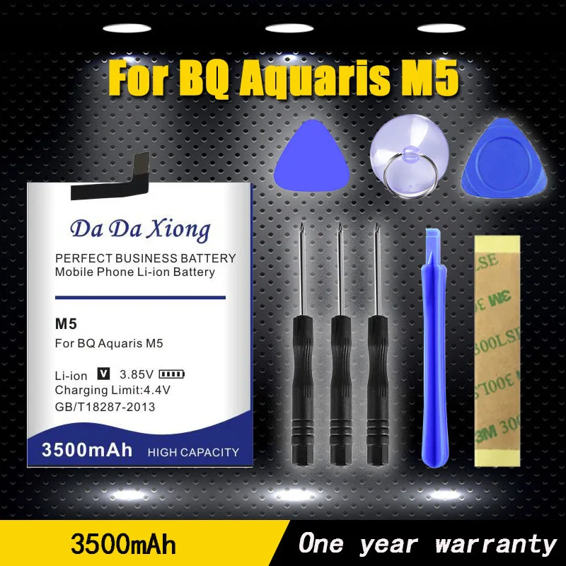 Высокое качество 3500mAh 3120 M5 батарея для BQ Aquaris M5 батарея телефона