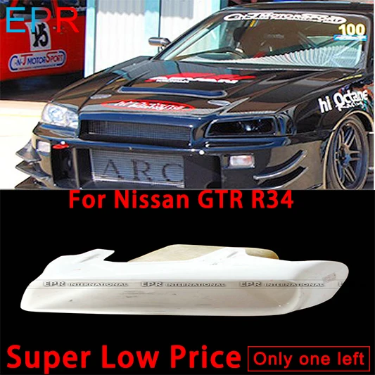 Автозапчасти для Nissan R34 GTR GTT Skyline FRP стекловолокно вентилируемая фара Замена