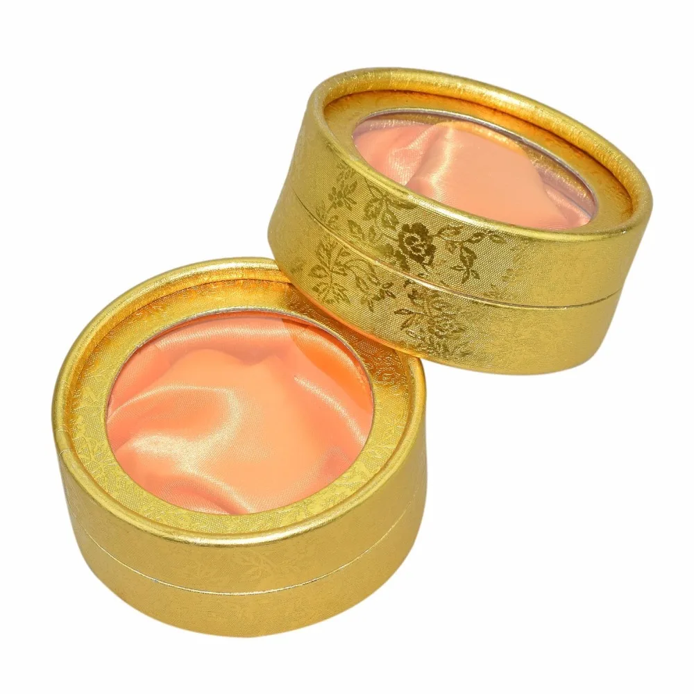 12 шт. картонный ювелирный набор коробка оптовая продажа желтый золотой