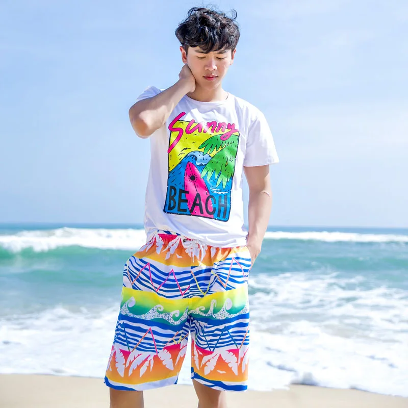 2018 парные пляжные шорты Летние Гавайские модные для влюбленных мужские/wo мужские