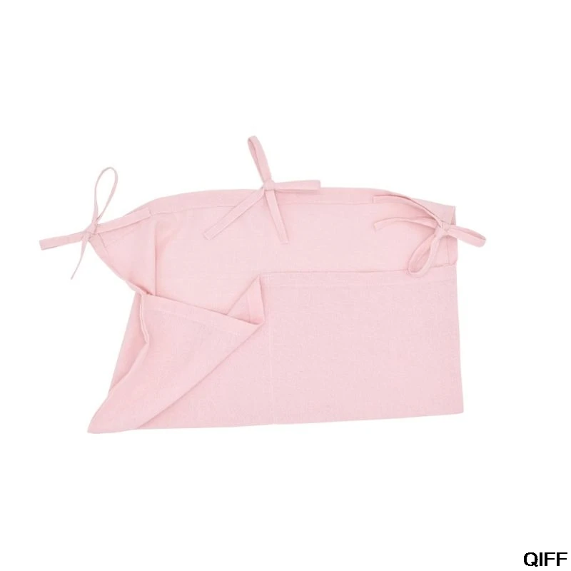 Baby Crib Organizer Bed Hanging Storage Bag For Baby Essentials Multi-Purpose Baby Bed Organizer Hanging Diaper Toys Tissue