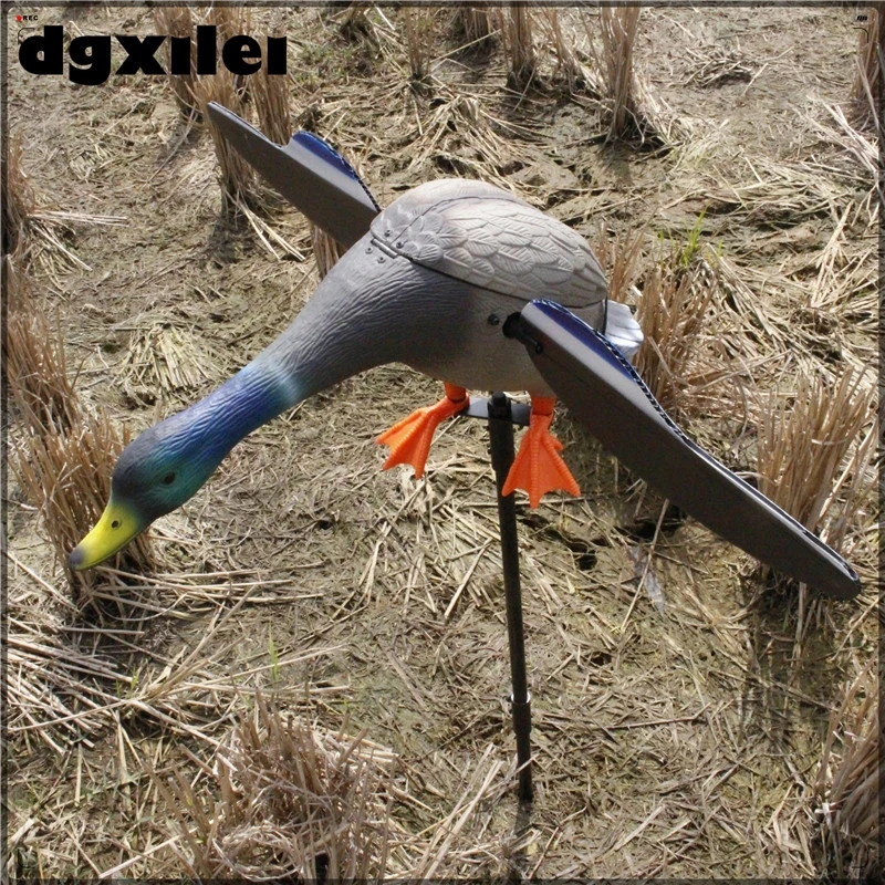 

2018 Xilei Outdoor Hunt Ducks Animal Ducks Decoy Trap Plastic Duck Traps for Hunting With Spinning Wings