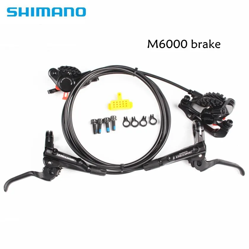 SHIMANO DEORE M6000 тормоза горные велосипеды Hidraulic Дисковый Тормоз MTB BR BL-M6000 DEORE тормоз 800/1400 левый и правый