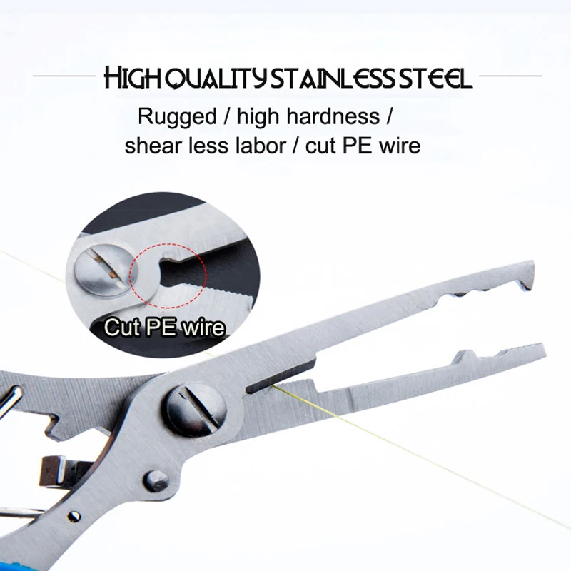Fishing use scissors with Knife Protective Bag Hook Remove Tools Steel Pliers Scissors Line Cutter Useful Tool | Спорт и развлечения