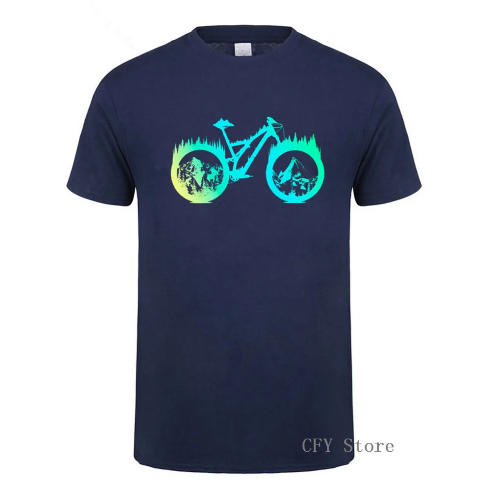 2019 Новое поступление MTB Enduro Байкерская Мужская футболка горным велосипедистом