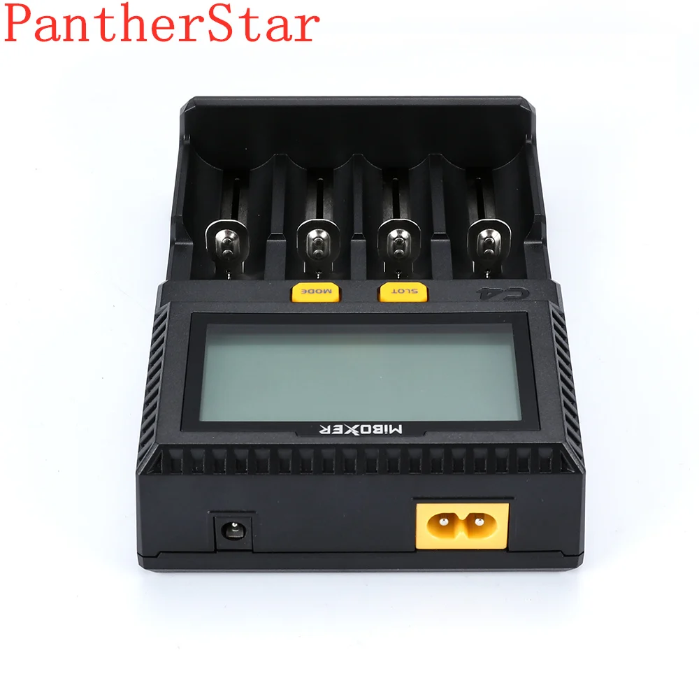 C4 Miboxer зарядное устройство для смартфонов 4 ЖК дисплей слота 10340 10440 AA AAA 14500 18650 26650
