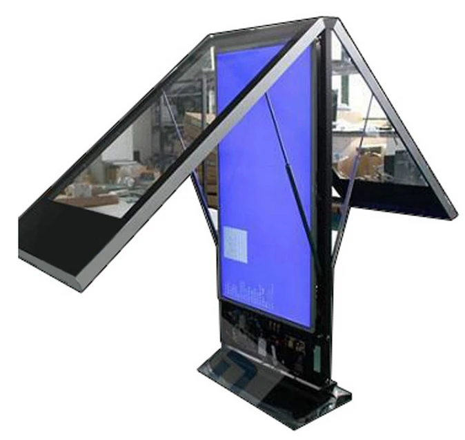 Двусторонний TFT led lcd сенсорный экран 42 47 55 дюймов wifi тотемный киоск цифровой
