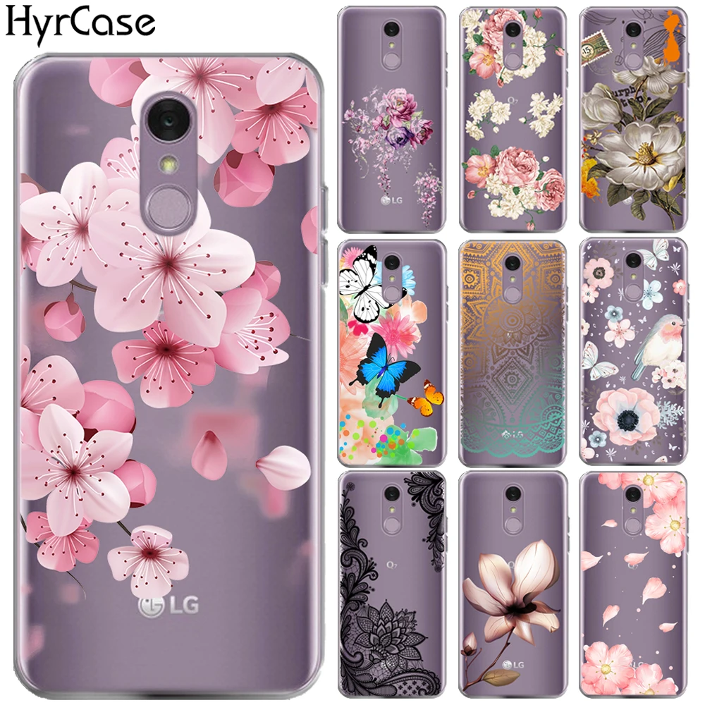 Силиконовый чехол HyrCase с цветочным узором для LG G7 6 1 &quot сексуальный кружевной