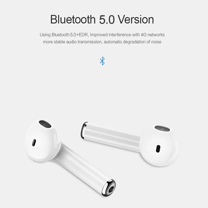 Мини беспроводные Bluetooth наушники стерео 5 0 гарнитура чехол с микрофоном для всех