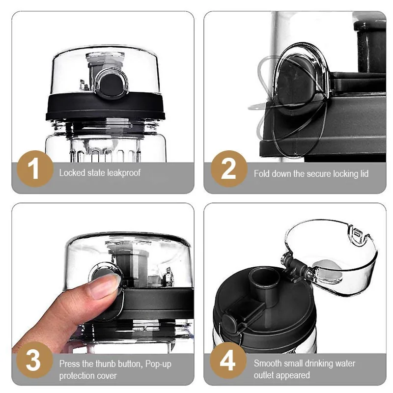BORREY 1000 мл Тритан бутылки воды Фрукты настаивая Infuser лимонный сок бутылка для воды Портативный Спортивная бутылка для воды Пластик Bpa бесплатно