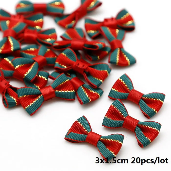 07 20pcs Многослойная шелковая Мини-розетка с бантиком для дома, свадебной вечеринки, лента, одежда с тортом, украшение для скрапбукинга, товары для рукоделия - Цвет: 07 20pcs