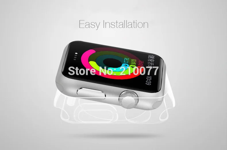 HOCO оригинальный ультра тонкий спортивный ТПУ резиновый защитный чехол для Apple Watch