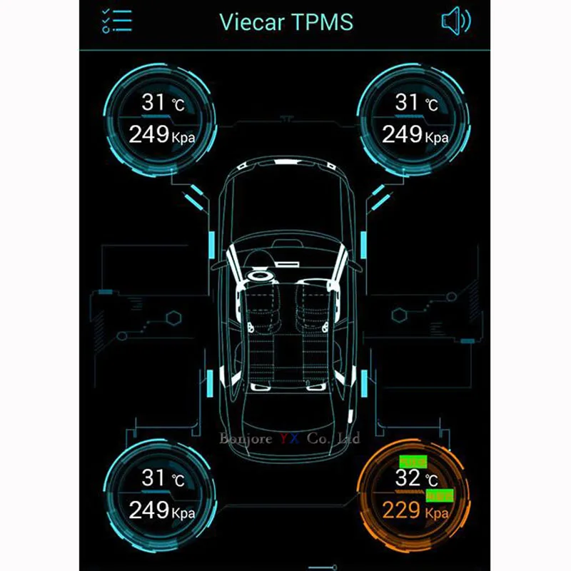 KOORINWOO профессиональный беспроводной Bluetooth TPMS система мониторинга давления в шинах сигнализация давления в шинах Andriod IOS диагностический