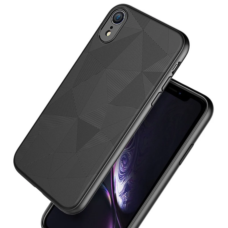 Матовый чехол мягкий из ТПУ для iPhone XR XS Max 7 8 Plus чехлы телефонов новый стиль