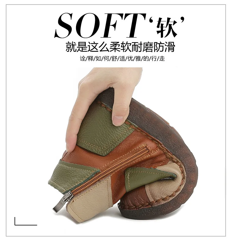 Женские демисезонные ботильоны из натуральной кожи большие размеры|Женские