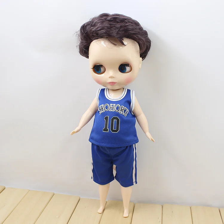 Наряды для кукол Blyth баскетбольная форма SHOHOKU плаванья|blythe factory|factory blythefortune days |