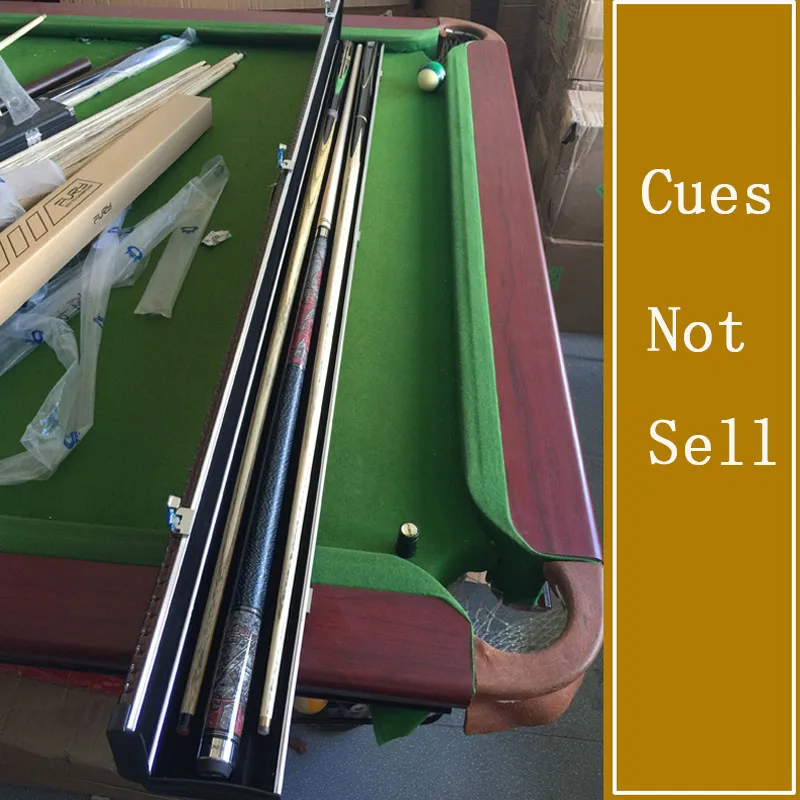 Высококачественный чехол из алюминиевого сплава 3/4 Snooker Cue 3 канавки можно
