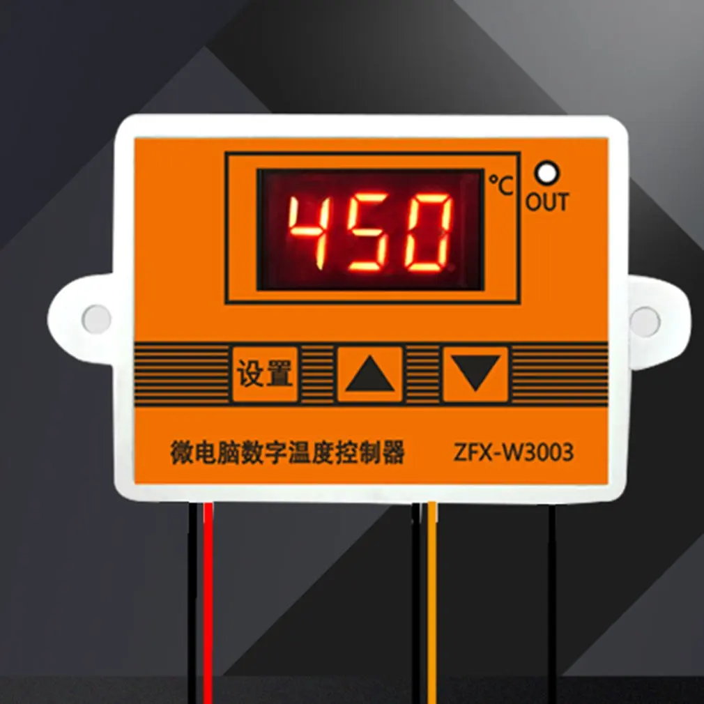 12V 24V 220VAC цифровой светодиодный контроллер температуры 3003 для инкубатора