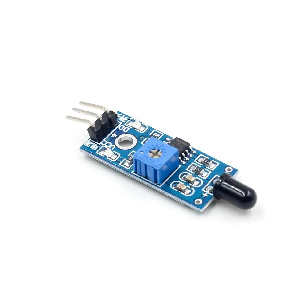 4 Pin IR Flame Detection Sensor Module Fire Detector Infrared Receiver | Электронные компоненты и принадлежности