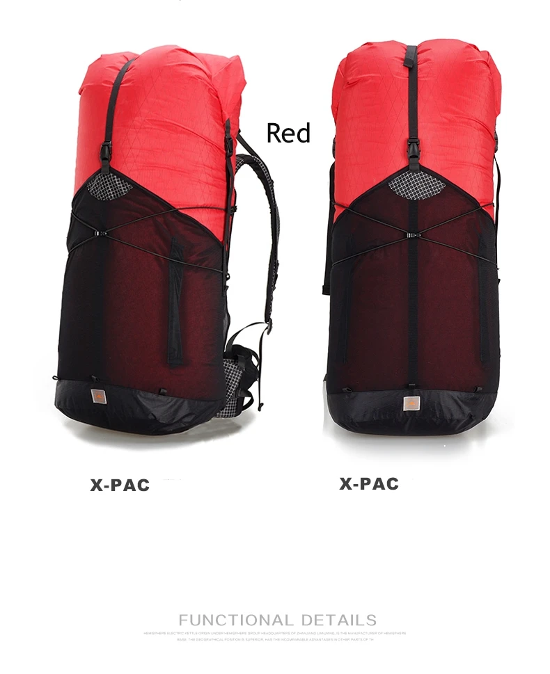 3F UL GEAR 55L XPAC UL рюкзак для скалолазания на открытом воздухе Ультралегкая рама меньше пакетов сумки легкие прочные дорожные походные рюкзаки