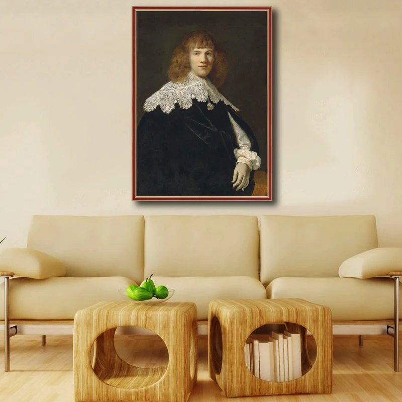 OUYIJIA 5D DIY картина маслом Rembrandt характер джентльмен алмазная живопись Вышивка