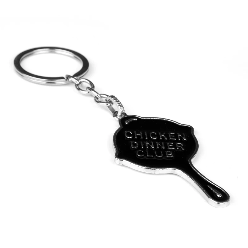 Брелок для ключей PUBG держатель в виде курицы обеденной мини-сковородки стиле