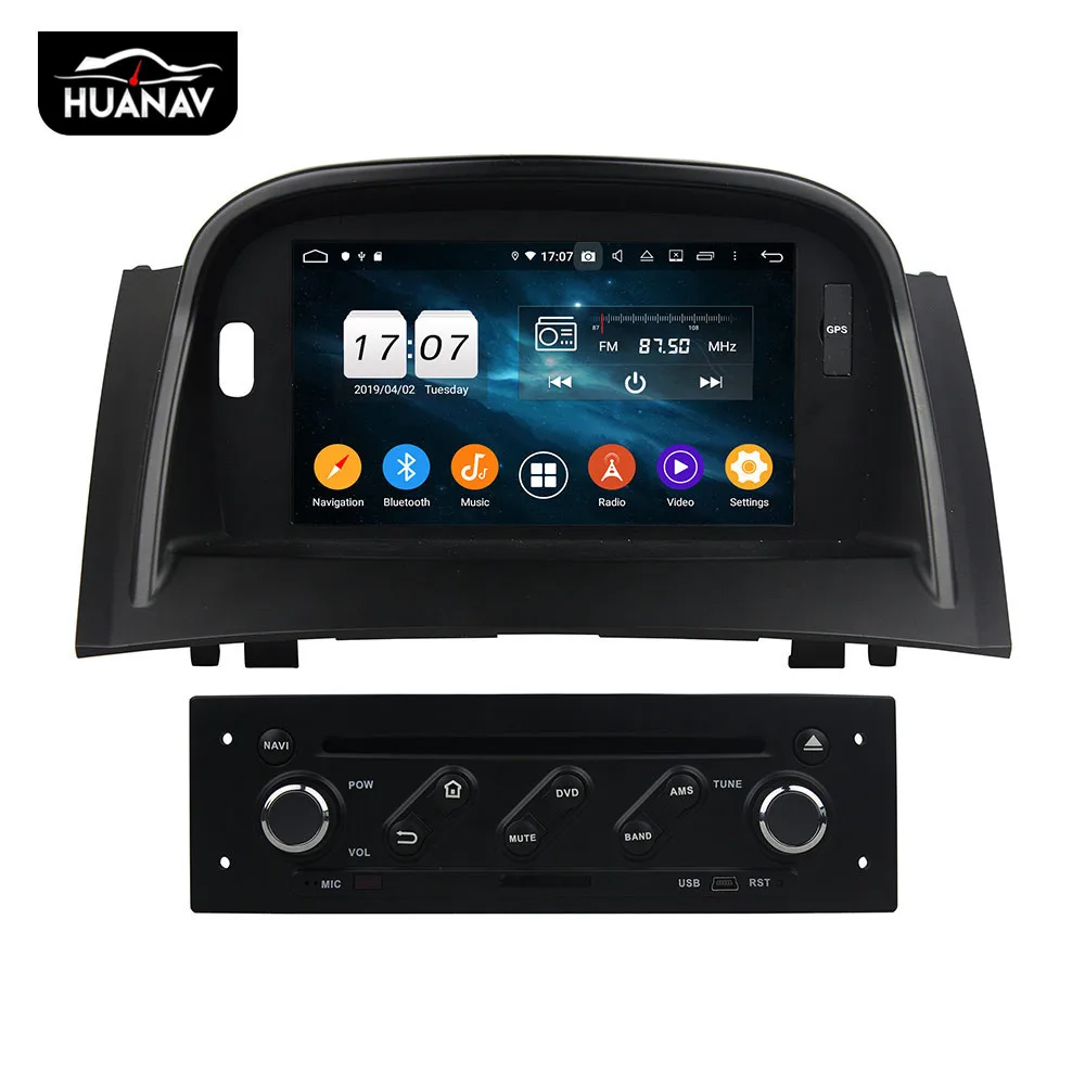 Автомобильный DVD плеер DSP с GPS навигацией для Renault Megane 2 Fluence 2002 2008 DIN радио