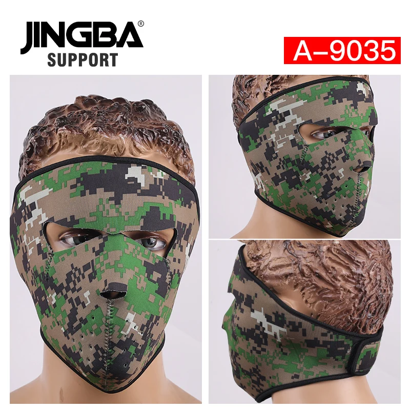 JINGBA маска для езды на велосипеде Ветрозащитная все лицо лица занятий спортом