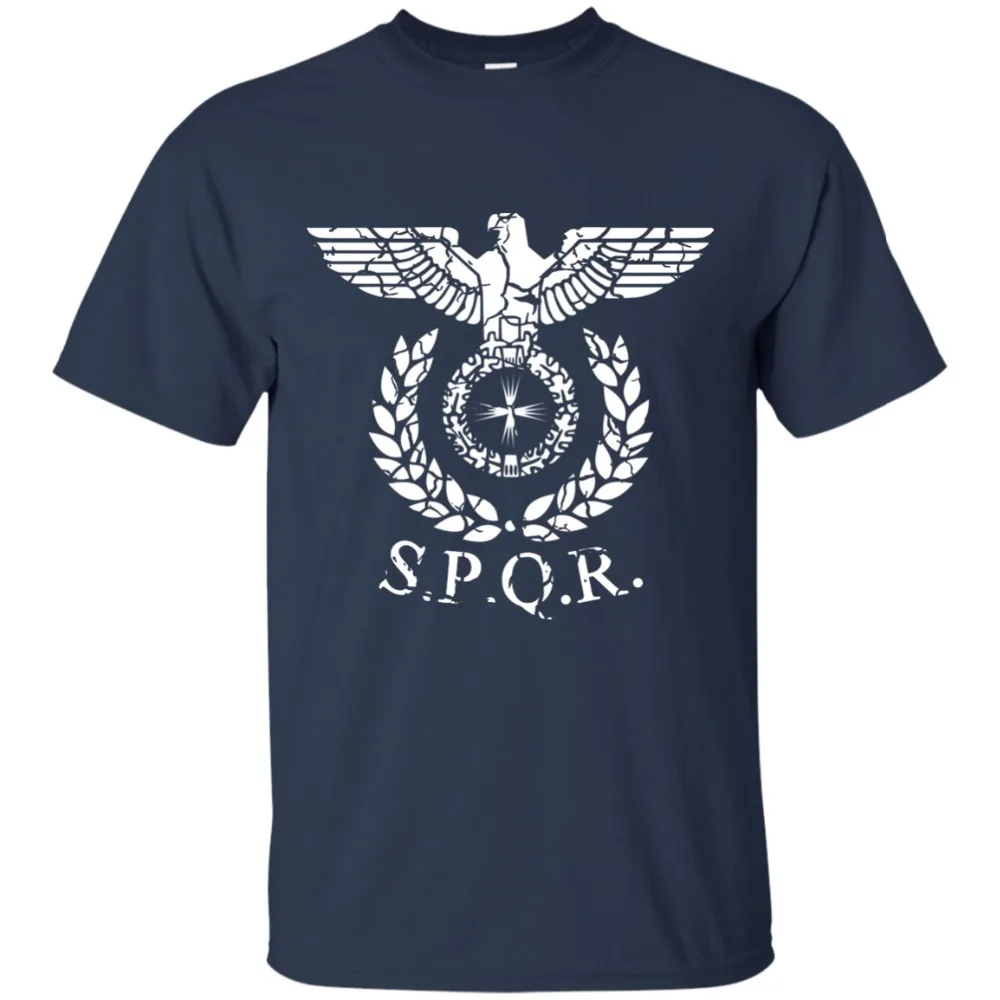 

Roman Emblem Spqr Caesar Rome Senate Republic Eagle Standard Emblem Sign 2019 Newest Letter Print Cartoon Crazy T Shirts