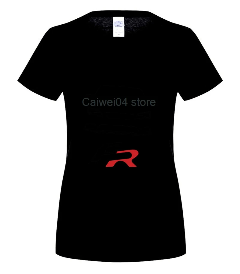 Крутая Мужская футболка с круглым вырезом 2019New летние мужские футболки Camiseta бланка Seat Leon FR cupra Распродажа футболок модная мужская футболка - Цвет: women black