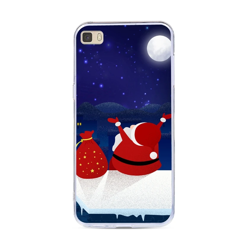 For Huawei P8 Lite Case Christmas Silicone TPU Cover Bag Ascend 2015 P8Lite ALE-L21 Phone Cases |