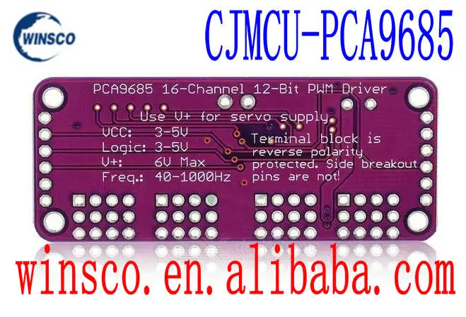 5 шт./лот CJMCU-PCA9685 100% Новый 16-канальный 12 Fm + I2C автобус ШИМ servo контроллер |
