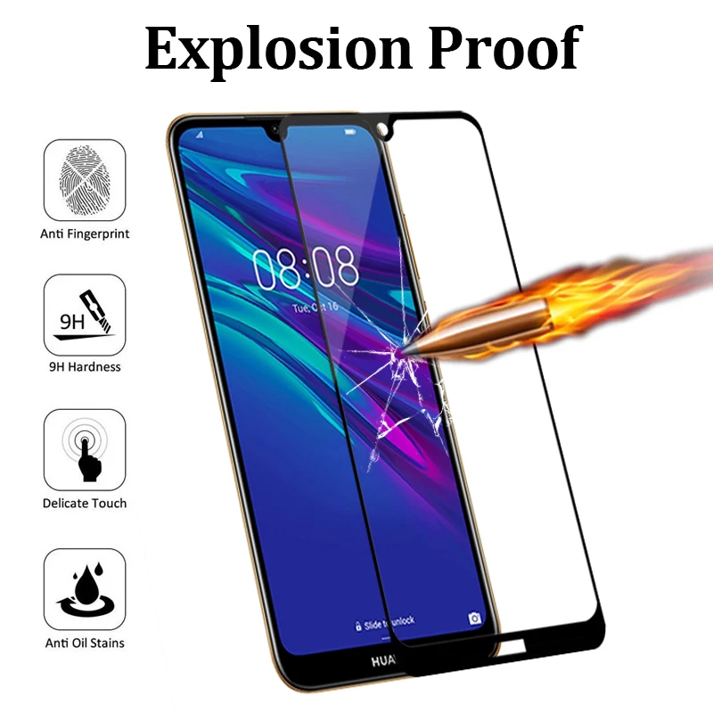 Защитное стекло для huawei y6 pro 2019 закаленное|Защитные стёкла и плёнки телефонов| |