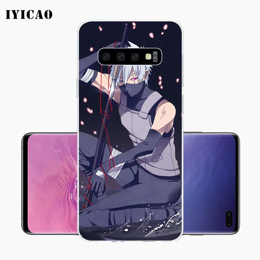 IYICAO Naruto Kakashi Guy Мягкий силиконовый чехол для телефона Samsung Galaxy S10e S10 S9 S8 Plus S7 Edge TPU |