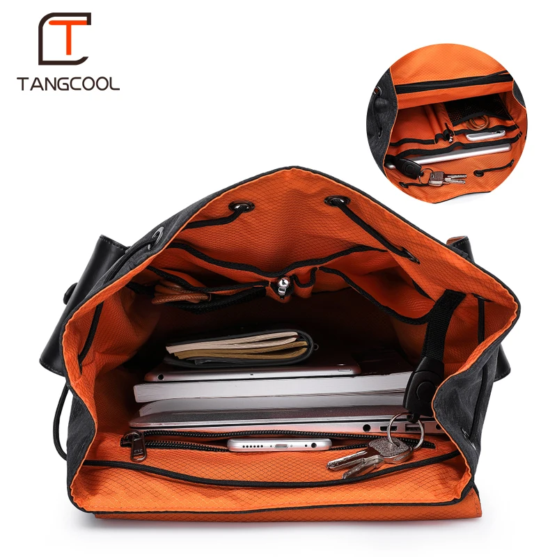 Рюкзак Tangcool мужской многофункциональный с usb зарядкой для ноутбука 16 5 дюймов