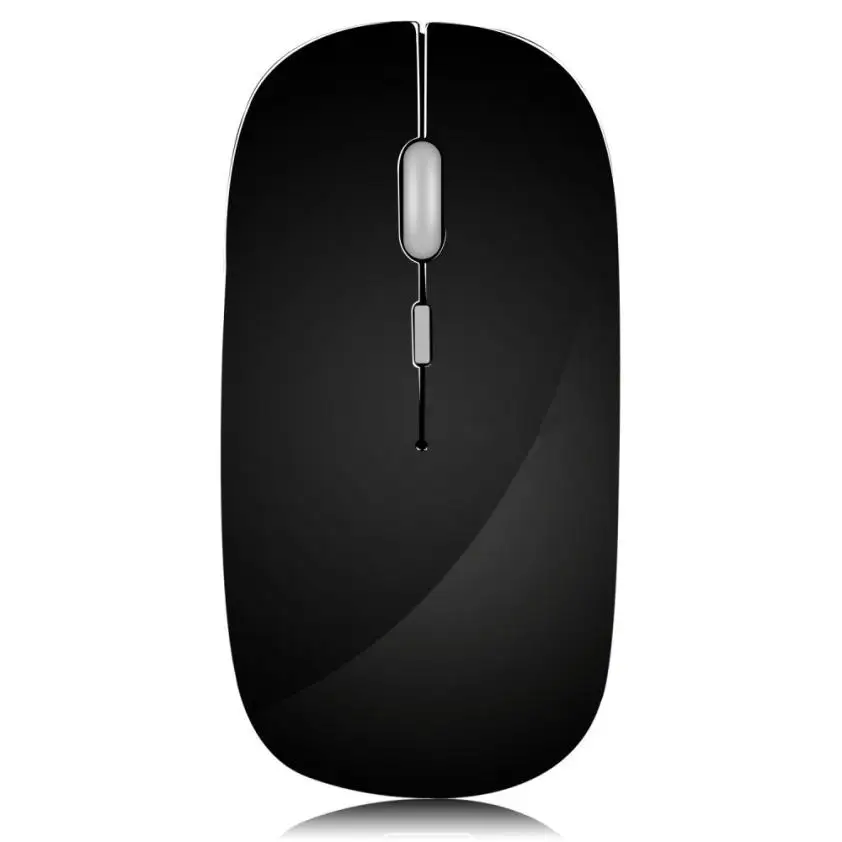 grey Mouse Raton 1906 T10 Slim Silent Wireless Gaming Mouse Mice For PC Laptop Computer Mouse Raton Inalambrico 18Aug3 - Цвет: grey