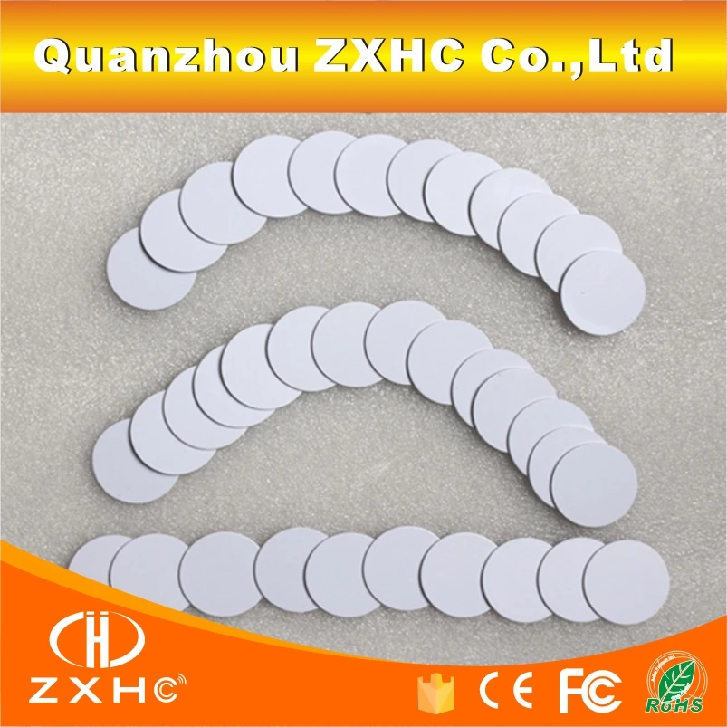 (10 шт./Лот) RFID UID 25 мм x 1 круглый блок 0 программируемая карта 13 56 МГц