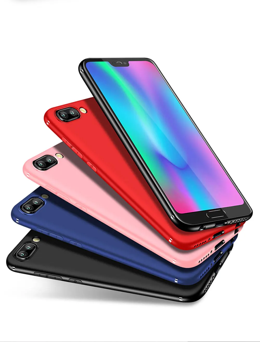 Для Huawei Honor 10 чехол Honor10 чехол противоударный ультра тонкий бампер против отпечатков пальцев тонкая защитная задняя крышка для Honor 10